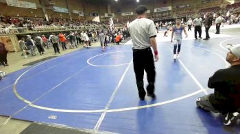 95 lbs Quarterfinal - Patrick Martinez, Pirates vs Bradley Barnhart, Black Fox Wrestling Academy