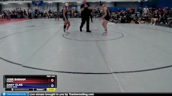 116 lbs Champ. Round 1 - Daisy Olais, Buena Vista vs Josie Barham, Eureka