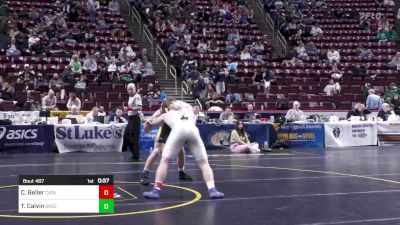 215 lbs 7th Place - Chad Beller, Catasauqua vs Teague Calvin, Greenville