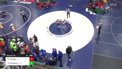 172 lbs Round Of 32 - Noah Ringes, Line Mountain vs Kyle Shepard, Cambridge Springs