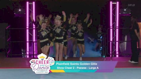 Show Cheer 2 - Plainfield Saints Golden Glitz [2025 Peewee Day 1] 2025 Pop Warner National Cheer & Dance Championship