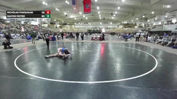 165 lbs 3rd Place - Nicholas Pasqualini, Page High School vs Dalton Pattee, Nolensville High School