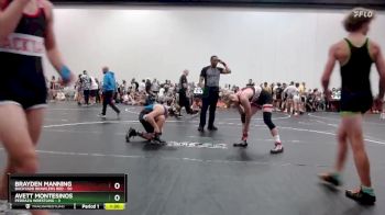 125 lbs Round 2 (10 Team) - Avett Montesinos, Pedraza Wrestling vs Brayden Manning, Backyard Brawlers Red