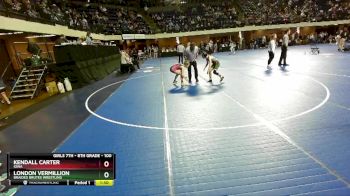 100 lbs Semifinal - London Vermillion, Braided Brutes Wrestling vs Kendall Carter, Iowa