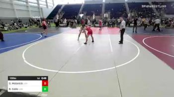 130 lbs 5th Place - Dominic Molanick, Lions WC vs Brody Cobb, Lions WC