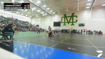 126 lbs Cons. Round 2 - Daniel Diaz-Bentacour, Santa Monica vs Cameron McCormick, Lakewood