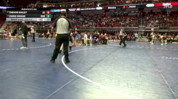 2A-215 lbs Quarterfinal - Trevor Bailey, Iowa Falls-Alden vs Chris Wrage, Central DeWitt