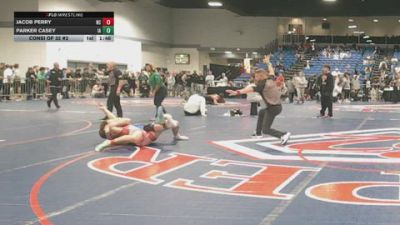 157 lbs Consi Of 32 #2 - Jacob Perry, NC vs Parker Casey, IA