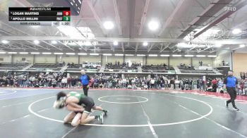 132 lbs Semifinal - Logan Martins, Johnston vs Apollo Bellini, Ponaganset