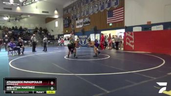 195 lbs Cons. Round 2 - Sebastian Martinez, South Hills vs Athanasios Papadpoulos, Diamond Bar