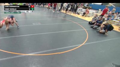 138 lbs Cons. Round 10 - Luke Harrington, Wrestling University vs Vinny DiVello, Skyline