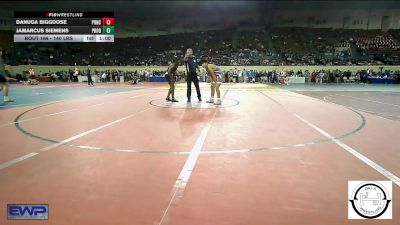 140 lbs Consi Of 16 #2 - Danuga Biggoose, Ponca City vs JaMarcus Siemens, Prodigy Elite Wrestling