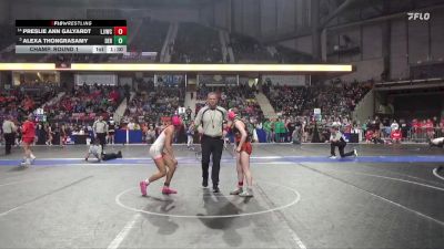 115 lbs Champ. Round 1 - Alexa Thongrasamy, Derby vs Preslie Ann Galyardt, Larned Jr Indian Wrestling Club