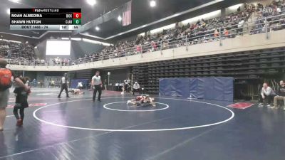 74 lbs Quarterfinal - Noah Almedina, Dickson City vs Shawn Hutton, Clark