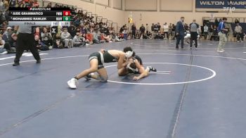 132 lbs Final - Jude Grammatico, Fairfield Warde vs Mohammed Ramlek, Maloney