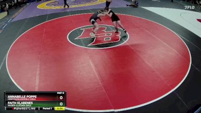 Cons. Semi - Faith Klabenes, Wilber-Clatonia Girls vs Annabelle Poppe, Crofton/Bloomfield Girls