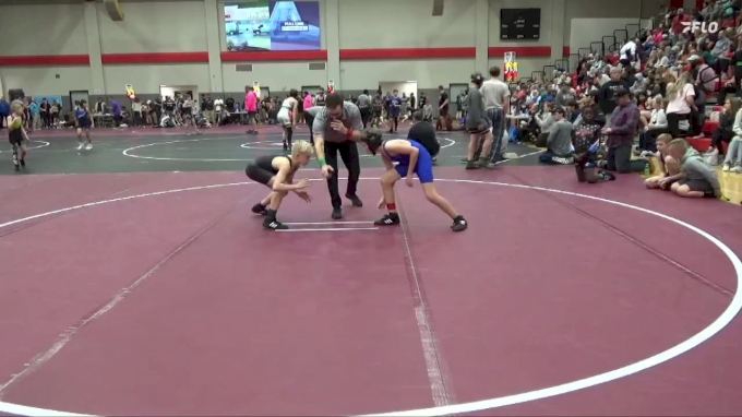 80 lbs Cons. Round 1 - Hunter Hood, Ironclad Wrestling Club vs Brooks ...