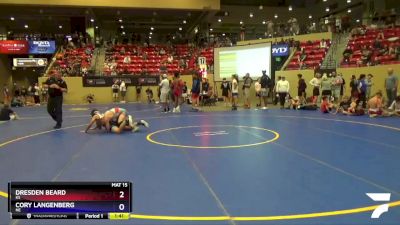 149 lbs Cons. Round 1 - Dresden Beard, KS vs Cory Langenberg, NE