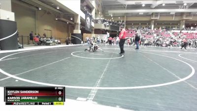 73 lbs Quarterfinal - Khylen Sanderson, WTC vs Karson Jaramillo, Duran Elite