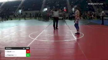 88 lbs Rr Rnd 1 - Tel Geyer, Cedaredge WC vs Josiah Maestas, Pride WC