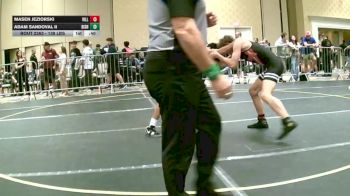 138 lbs Consi Of 64 #1 - Masen Jeziorski, Vills Bros WC vs Adam Sandoval II, Bishop Amat Hs