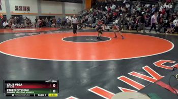 N-3 lbs Quarterfinal - Ethen Ditzman, Hawkeye Wrestling Academy vs Cruz Vega, DC Elite