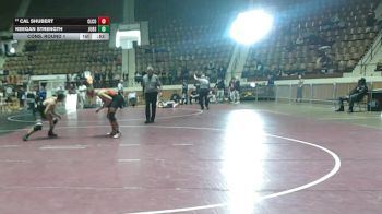 1A-4A 175 Cons. Round 1 - Cal Shubert, Cleburne County vs Keegan Strength, J.U. Blacksher