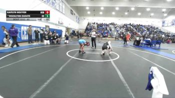 100 lbs Quarterfinal - Abigail Marquez, Marina vs Paige Peters, Ventura