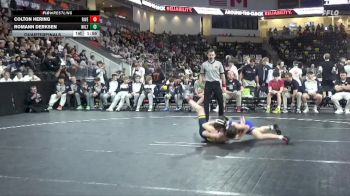 106 lbs Quarterfinal - Romann Derksen, Wilton vs Colton Hering, Riverside, Oakland