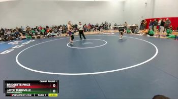 170 lbs Champ. Round 1 - Jayce Turbiville, Harding County vs Bridgette Price, Sheridan