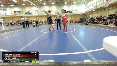 Round 2 - Caleb Luker, Apache Wrestling Club vs Joaquin Escoto, Webb City Youth Wrestling