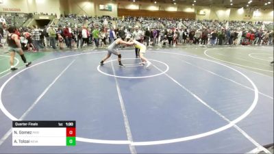 190 lbs Quarterfinal - Nathan Gomez, Pierce vs Aidan Toloai, Nevada Elite WC