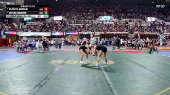 G - 125 lbs Cons. Round 2 - Jocelyn Arthur, Lockwood Girls vs Jaycee Britton, Lockwood Girls