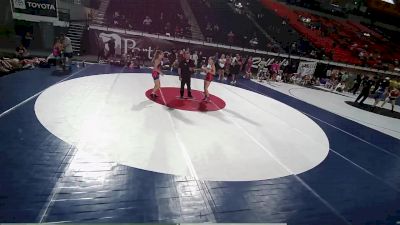 105 lbs Maritza Medina, Idaho 1 HS Girls vs Carli Sisco, Oklahoma 2 HS Girls