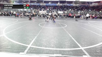 72 lbs Quarterfinal - Liam Dyches, Bartlesville WC vs Jalen Vann, Udt