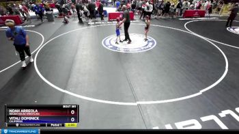 58-63 lbs Cons. Round 1 - Noah Arreola, Rough House Wrestling vs Vitali Dominick, California