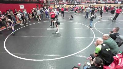 100 lbs Cons. Semis - Wyatt Hewit, Shootbox Rigby vs Gunner Scott, Snake River Wrestling Club