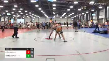 195 lbs Prelims - Jacob Navarro, Indiana Outlaws White vs Richard Middlemiss, Rampage