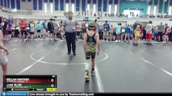 56 lbs Round 5 (8 Team) - Luke Blair, Florida Scorpions Gold vs Kellan Winters, U2 Upstate Uprising