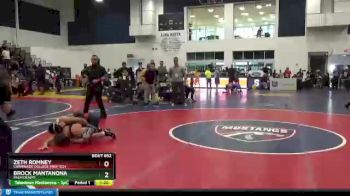 126 lbs 1st Place Match - Brock Mantanona, Palm Desert vs Zeth Romney, Chaminade College Prep Sch