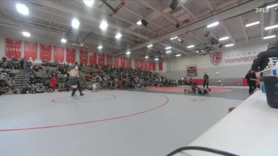 165 lbs Champ. Round 2 - Jackson McDaniel, Falcon vs Jaxen Mills, Meeker