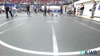 80 lbs Quarterfinal - Liam Kappler, Choctaw Ironman Youth Wrestling vs Jaken Stevens, Maverick Elite Wrestling