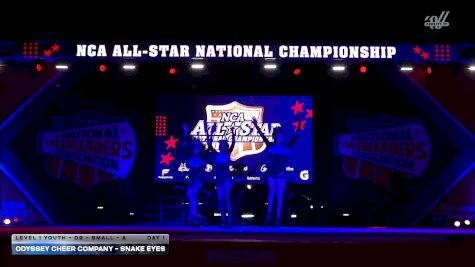 Odyssey Cheer Company - Snake Eyes [2026 L1 Youth - D2 - Small - A Day 1] 2026 NCA All-Star National Championship