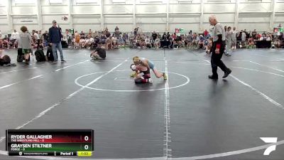 72 lbs Round 2 (4 Team) - Ryder Gallagher, The Wrestling Mill vs Graysen Stiltner, Forge