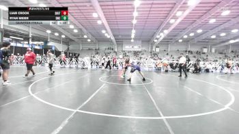 170 lbs Quarterfinal - Liam Crook, Team Shutt Van Hoven vs Ryan Meier, Doughboy Black