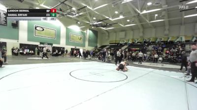 126 lbs Cons. Round 5 - Landon Bernal, Imperial vs Danial Erfani, Steele Canyon