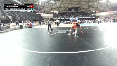 Girls 2A 145 lbs Cons. Round 3 - Lilliana Samia, Orting (Girls) vs Gisselle Ledesma-Diaz, Grandview (Girls)