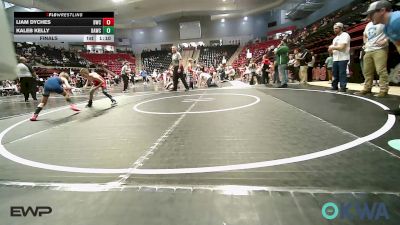 70-73 lbs Final - Liam Dyches, Bartlesville Wrestling Club vs Kaleb Kelly, Broken Arrow Wrestling Club