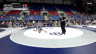 126 lbs Cons. Rd Of 16 - Kade Mustin, NY vs Noah Lynch, SC