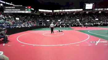 58 lbs Quarterfinal - Hudson Fischbach, HHY1 vs Zayden Bice, TVY2